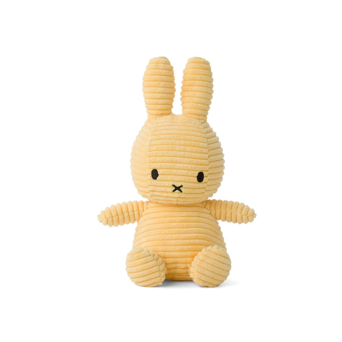 BON TON TOYS - Peluche Miffy Eco Corduroy - 23 cm - 9" Color Crema