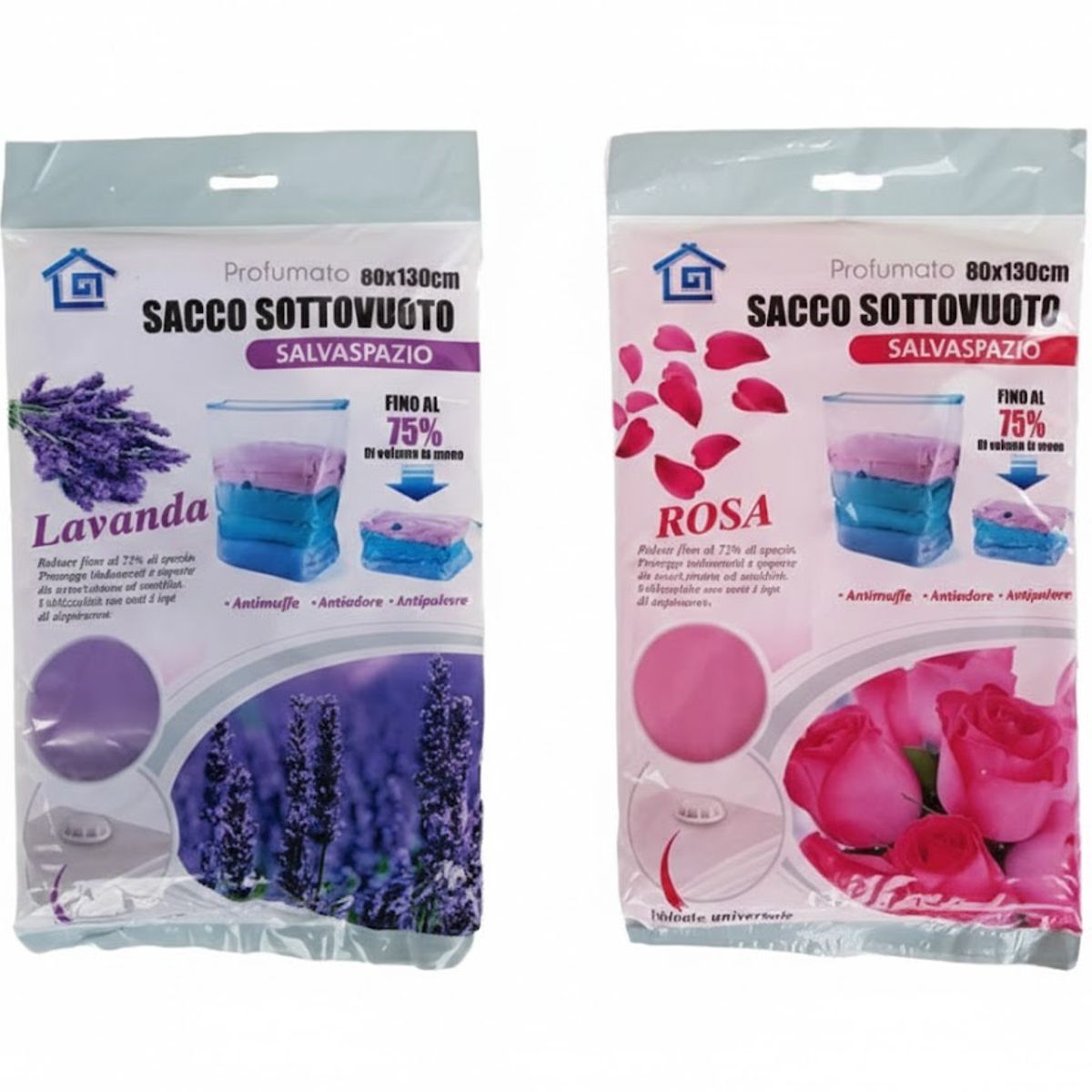GENERICO - Pack De 6 Bolsas De Vacío Perfumadas (60 × 80 Cm) Ahorra 7