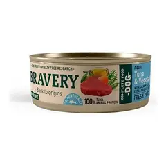 BRAVERY - ALIMENTO HÚMEDO TUNA Y VEGETABLES 80 G