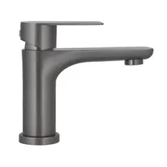 STRETTO - Monomando Llave Grifo Para Lavamanos Lavatorio Modelo Bruna Marca Color Grafito Austral Mate