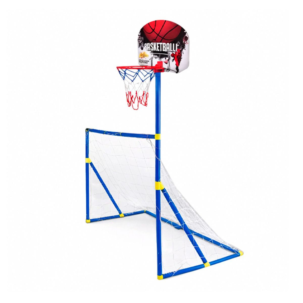 SDFIT - Arco De Fútbol Infantil Plegable + Basket Lt-15a30
