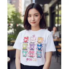 ROLY - Polera Diseño Kpop Twice Lovelys Cute Musica