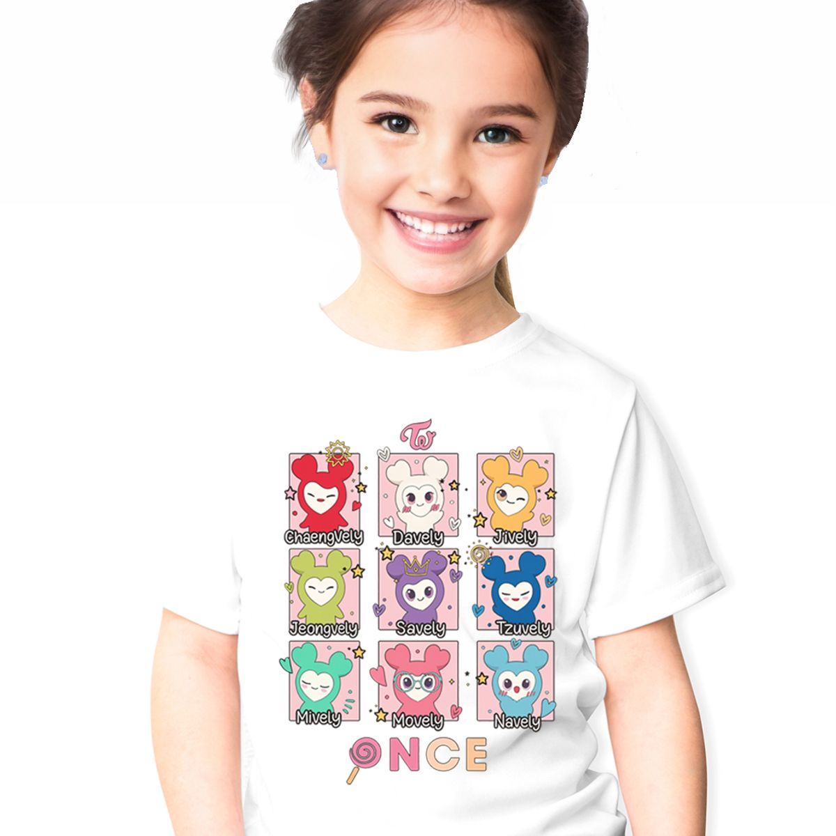 ROLY - Polera Diseño Kpop Twice Lovelys Cute Musica