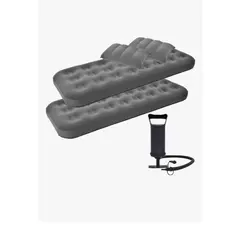 GENERICO - Colchón Inflable Individual Doble Gris