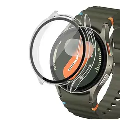 GENERICO - Protector Carcasa Con Vidrio Para Samsung Watch Fe 40mm Transparente
