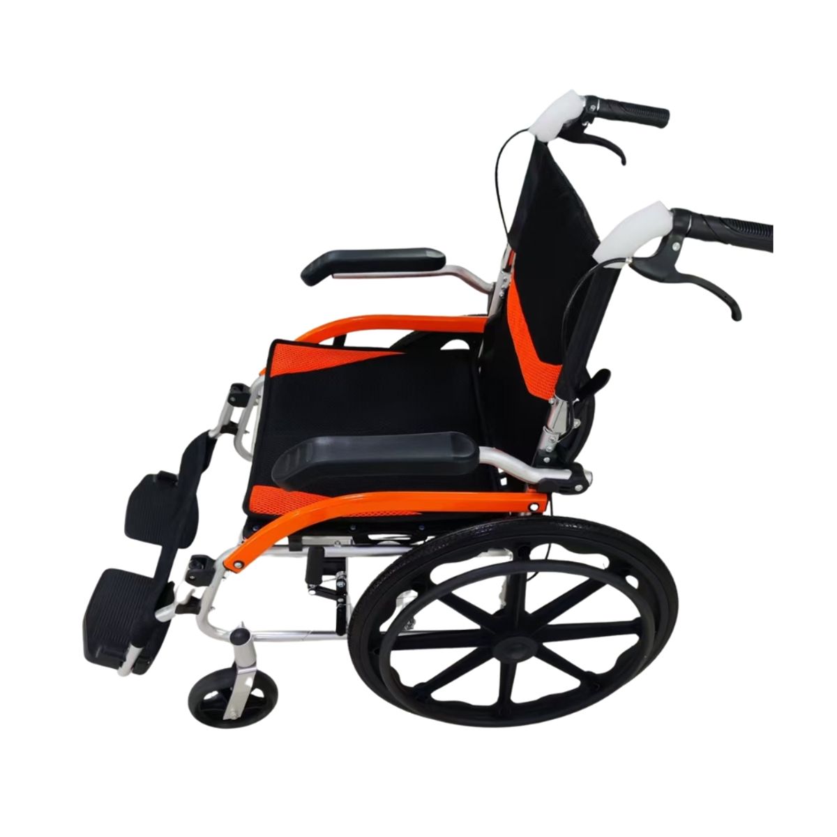 GENERICO - Silla De Ruedas Ultralivianabrazos Abatibles