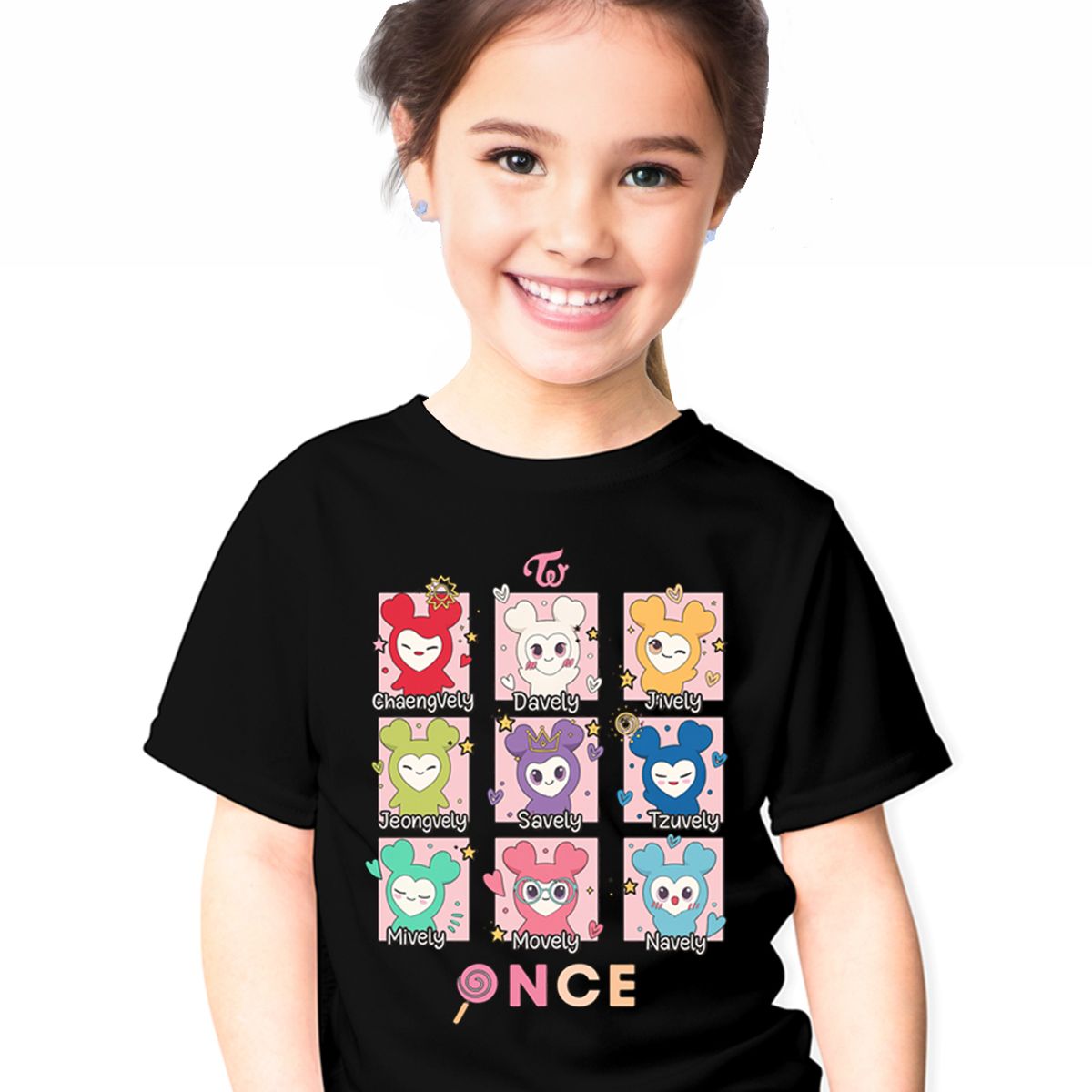 ROLY - Polera Diseño Kpop Twice Lovelys Cute Musica