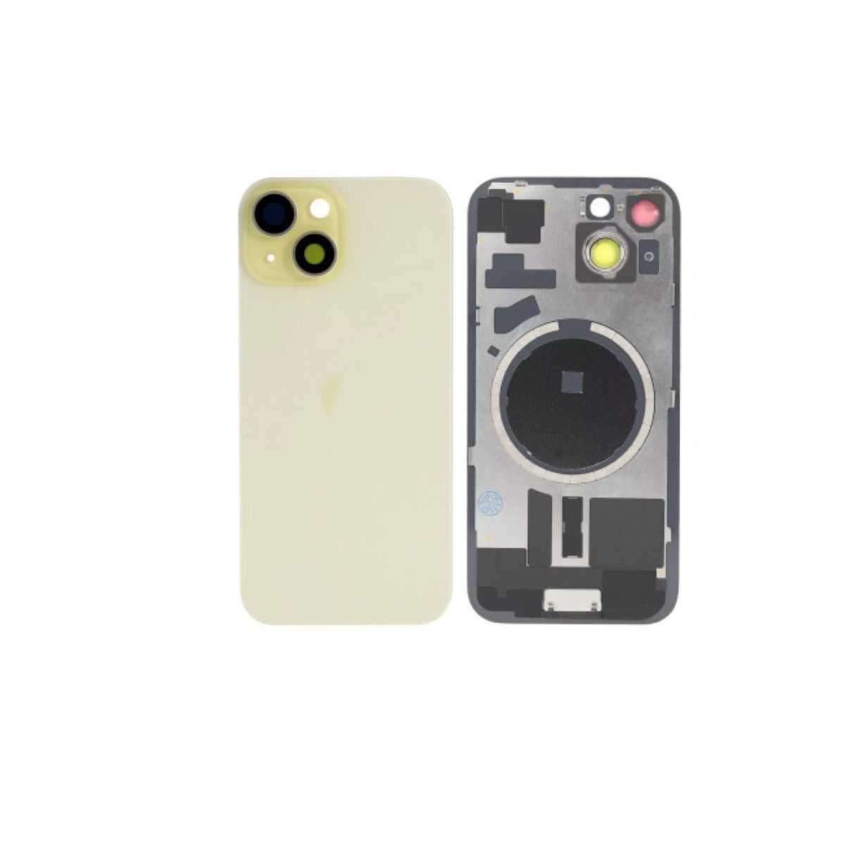 GENERICO - Tapa Trasera para iphone 15 Plus Yellow
