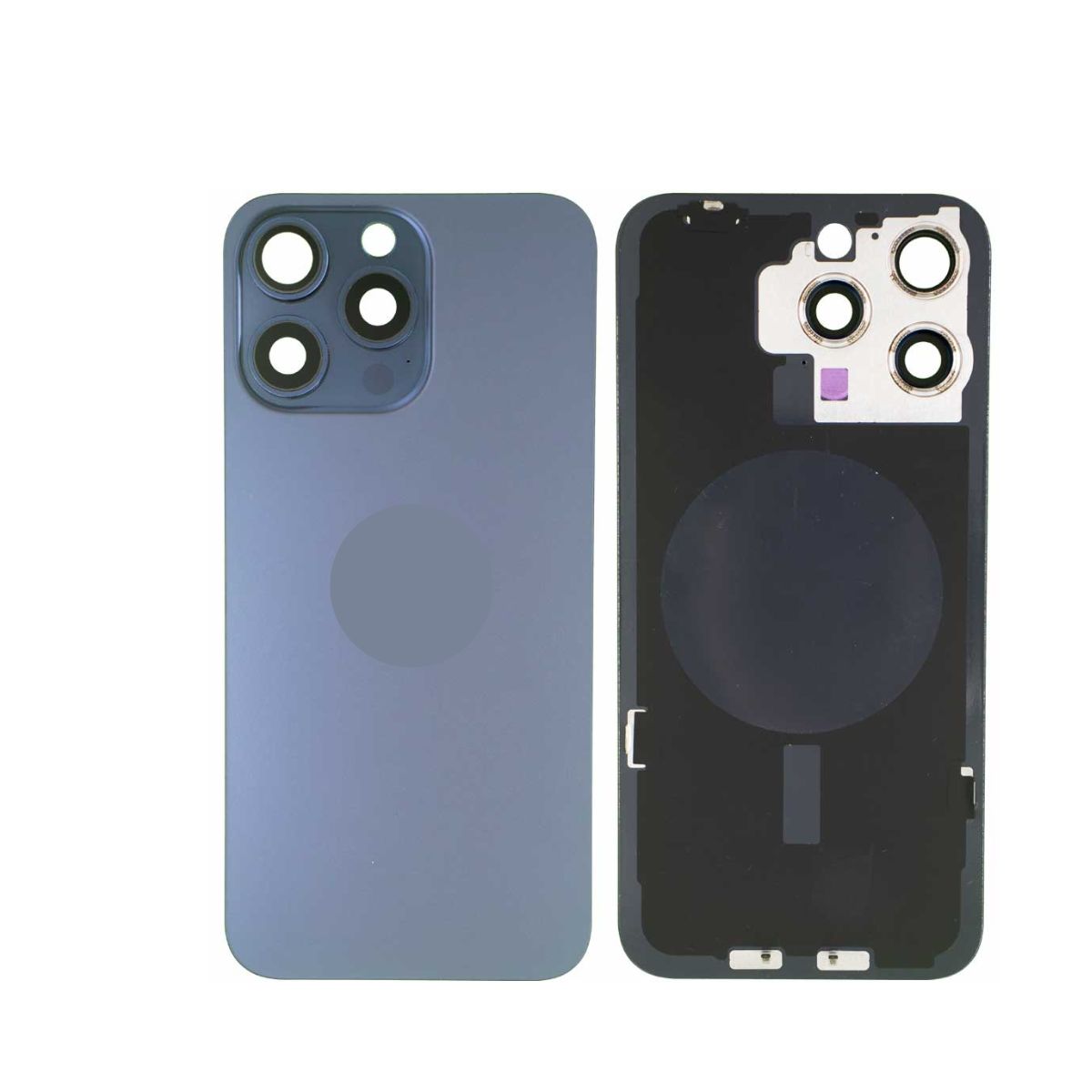 GENERICO - Tapa Trasera para iphone 15 Pro Max Azul