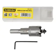 KAMASA - Sierra Copa Para Metal Con Guía 25mm