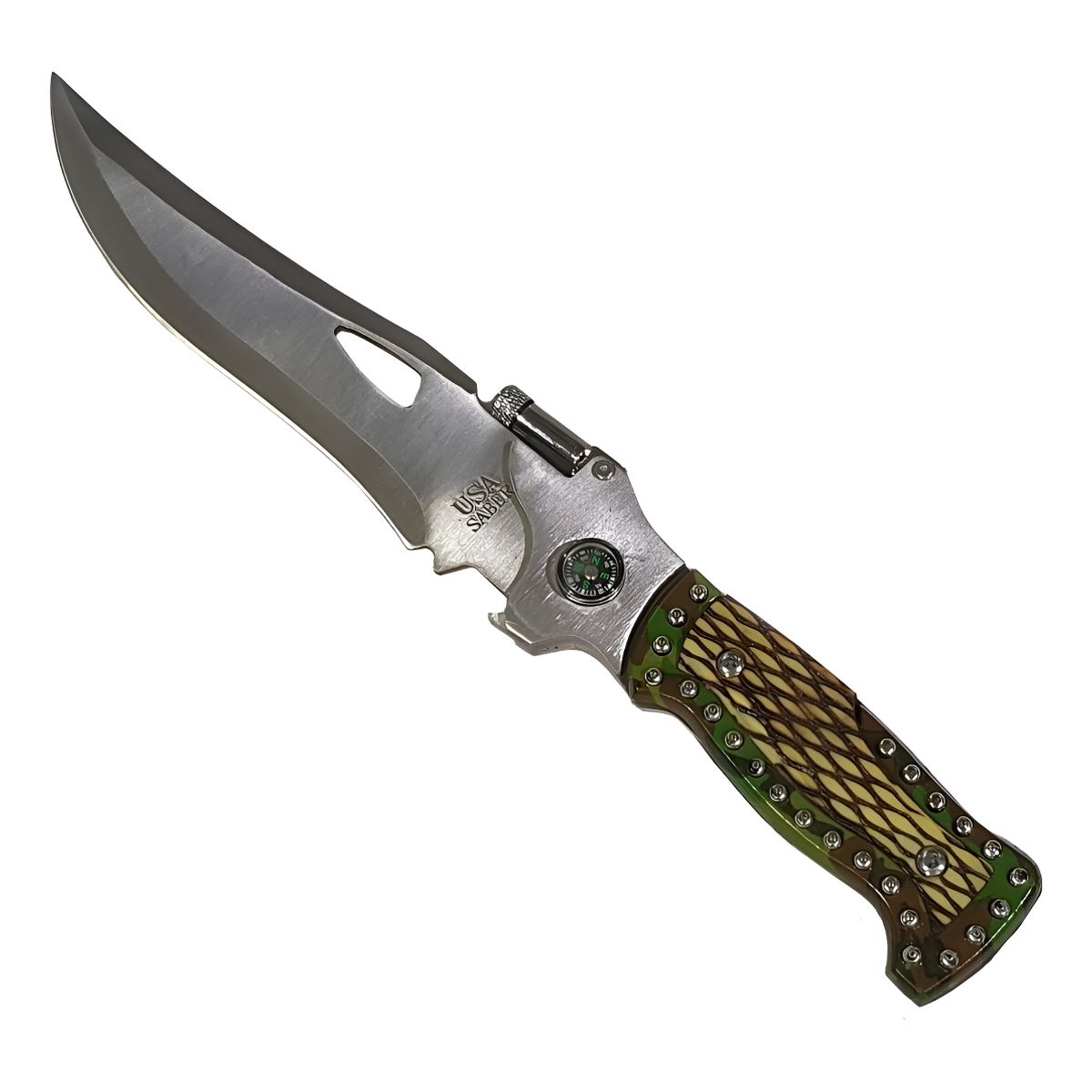 GENERICO - Cuchillo Tactico  Caza Profesional Militar Camping + Estuche