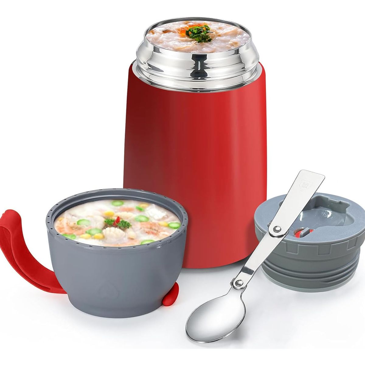 GENERICO - Termo De Comida Acero Inoxidable De 650ml + Cuchara