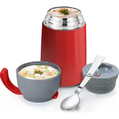 GENERICO - Termo De Comida Acero Inoxidable De 650ml + Cuchara