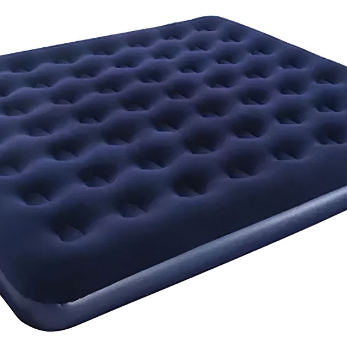 GENERICO - Colchon Inflable King 203x183cm Camping Color Azul