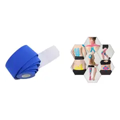 GENERICO - Pack 6 Tape Cinta Kinesiológica Apoyo Muscular Deportes Color Rosa-256025