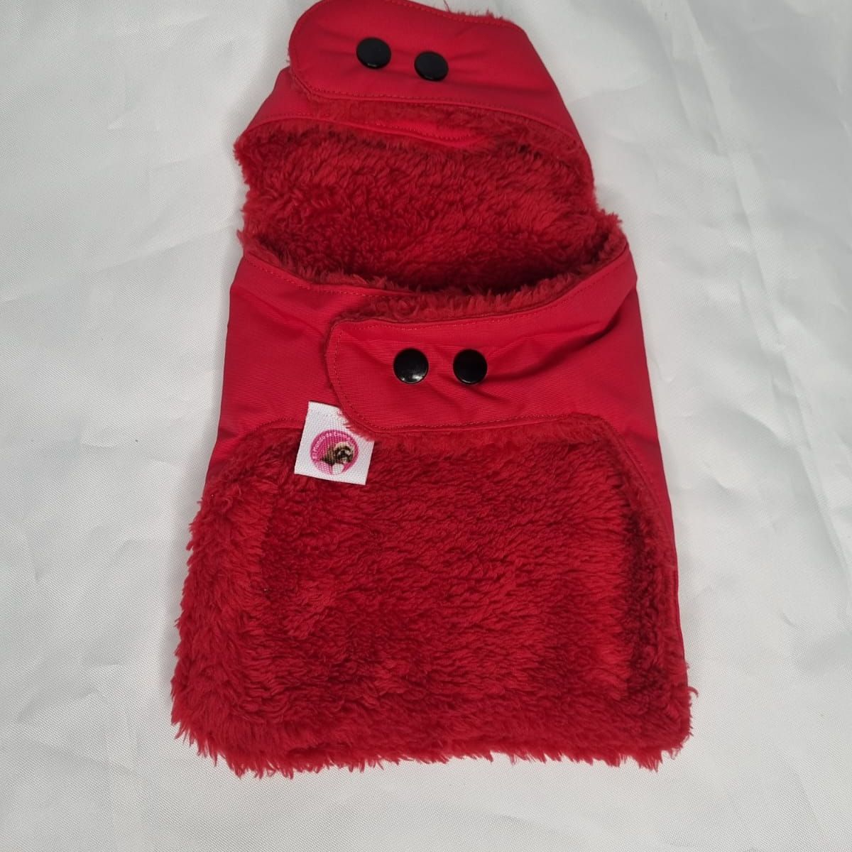 EL MUNDO DE EMMA - Capa mascota impermeable roja talla XS
