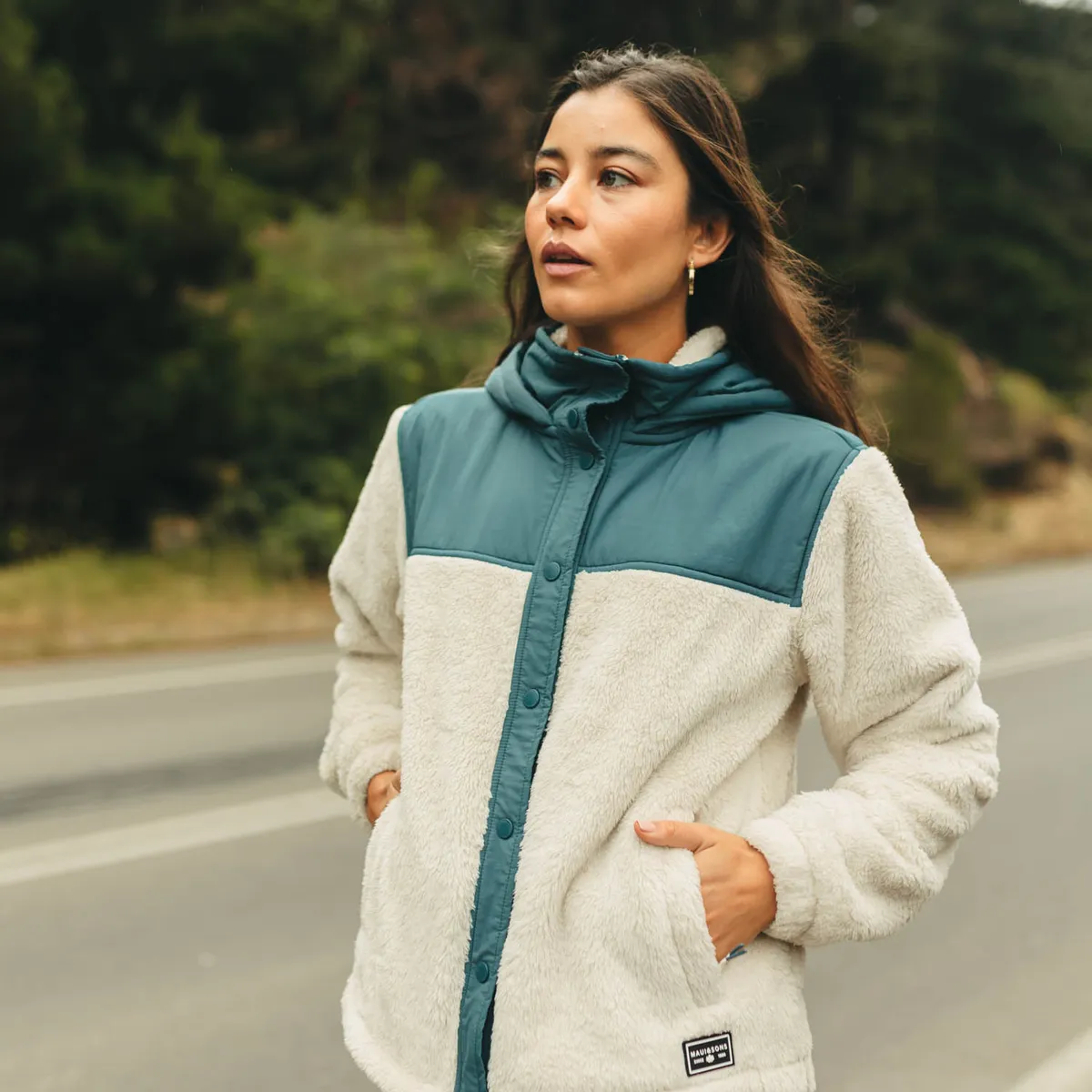MAUI AND SONS - Poleron Falcon Beige Mujer Maui And Sons