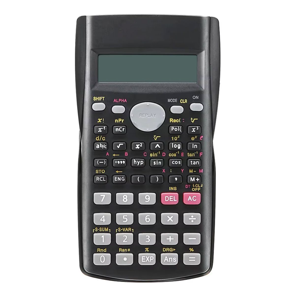 GENERICO - Calculadora Científica Portátil de 240 Funciones con Pantalla de Dos Líneas