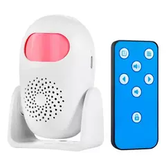 GENERICO - Alarma Sensor Movimiento Con Control Remoto Seguridad Casa Blanco BELUG