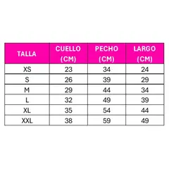 EL MUNDO DE EMMA - Chaleco mascota azul talla L