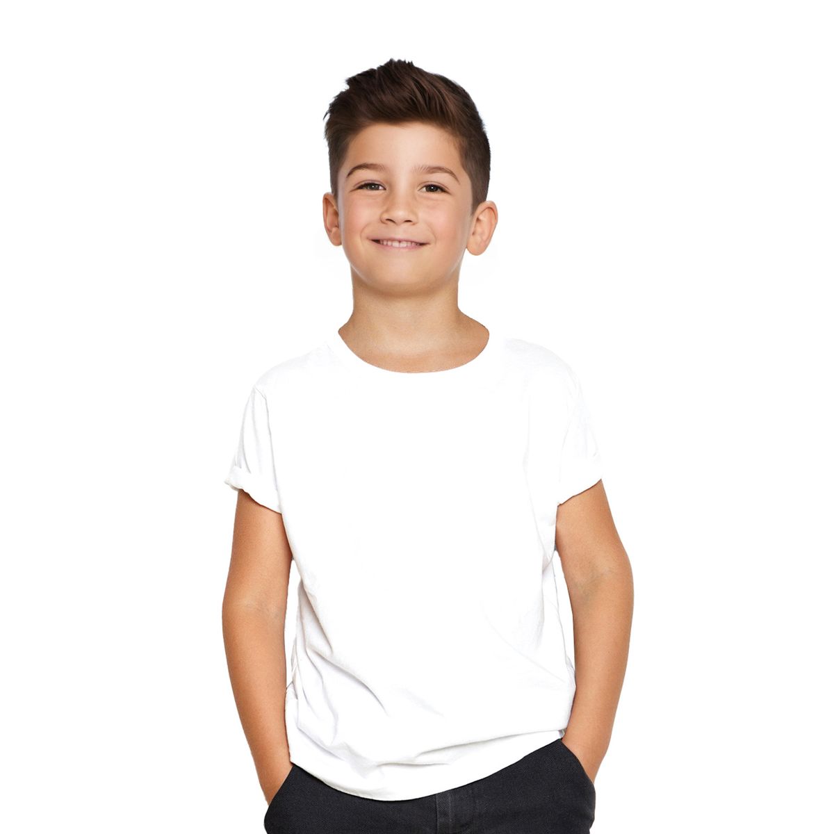 ROLY - Polera Niño Niña 100% Algodon Manga Corta