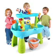 GENERICO - Mesa De Arena Y Agua Para Niños Incluye Accesorios