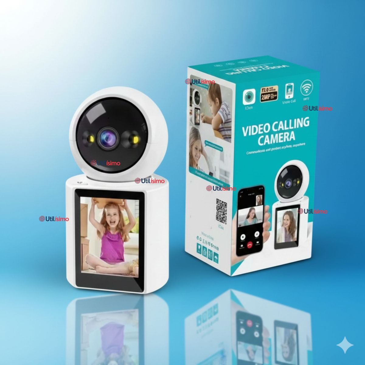 LINE - Cámara De Seguridad Wifi Videollamada Bidireccional 1080p