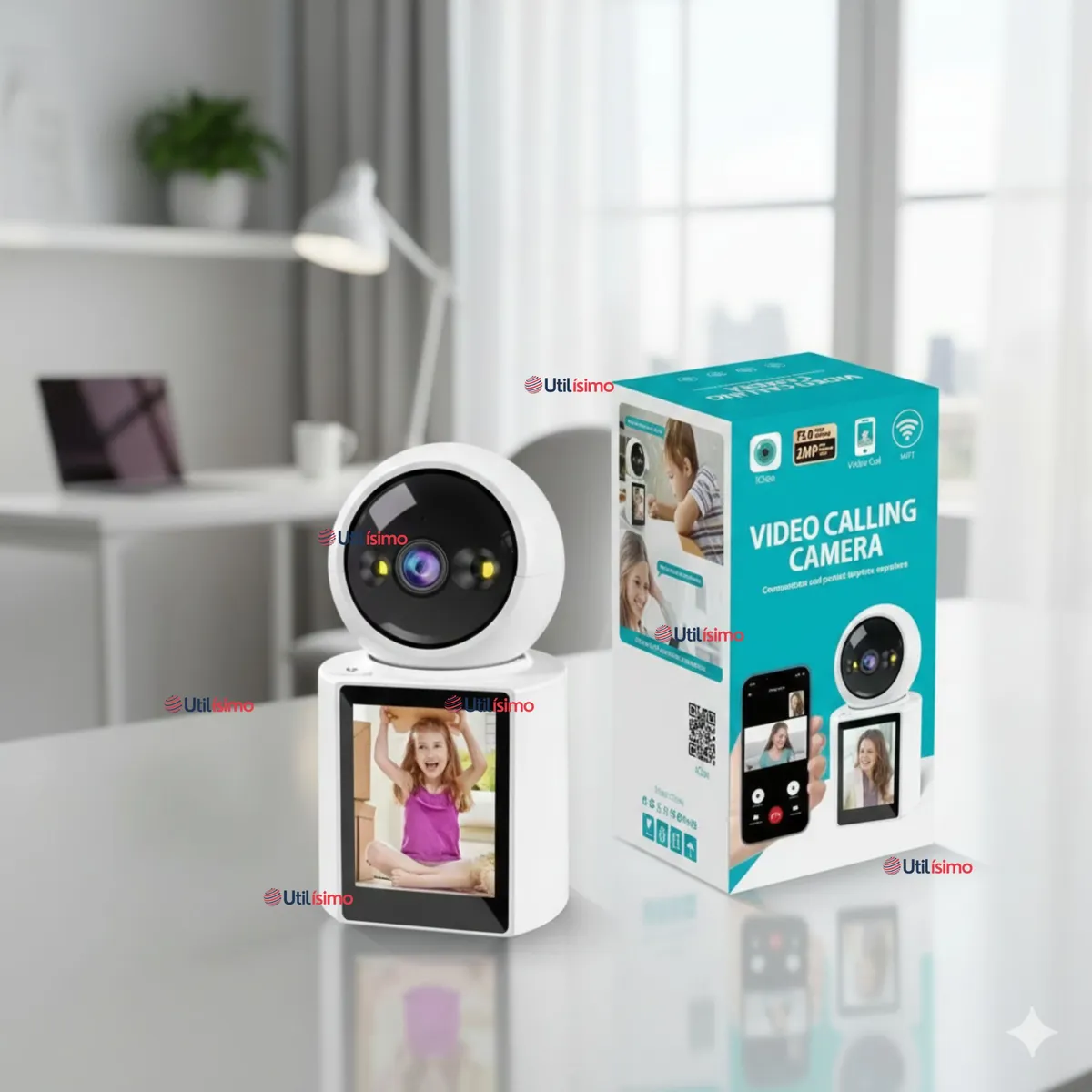 LINE - Cámara De Seguridad Wifi Videollamada Bidireccional 1080p