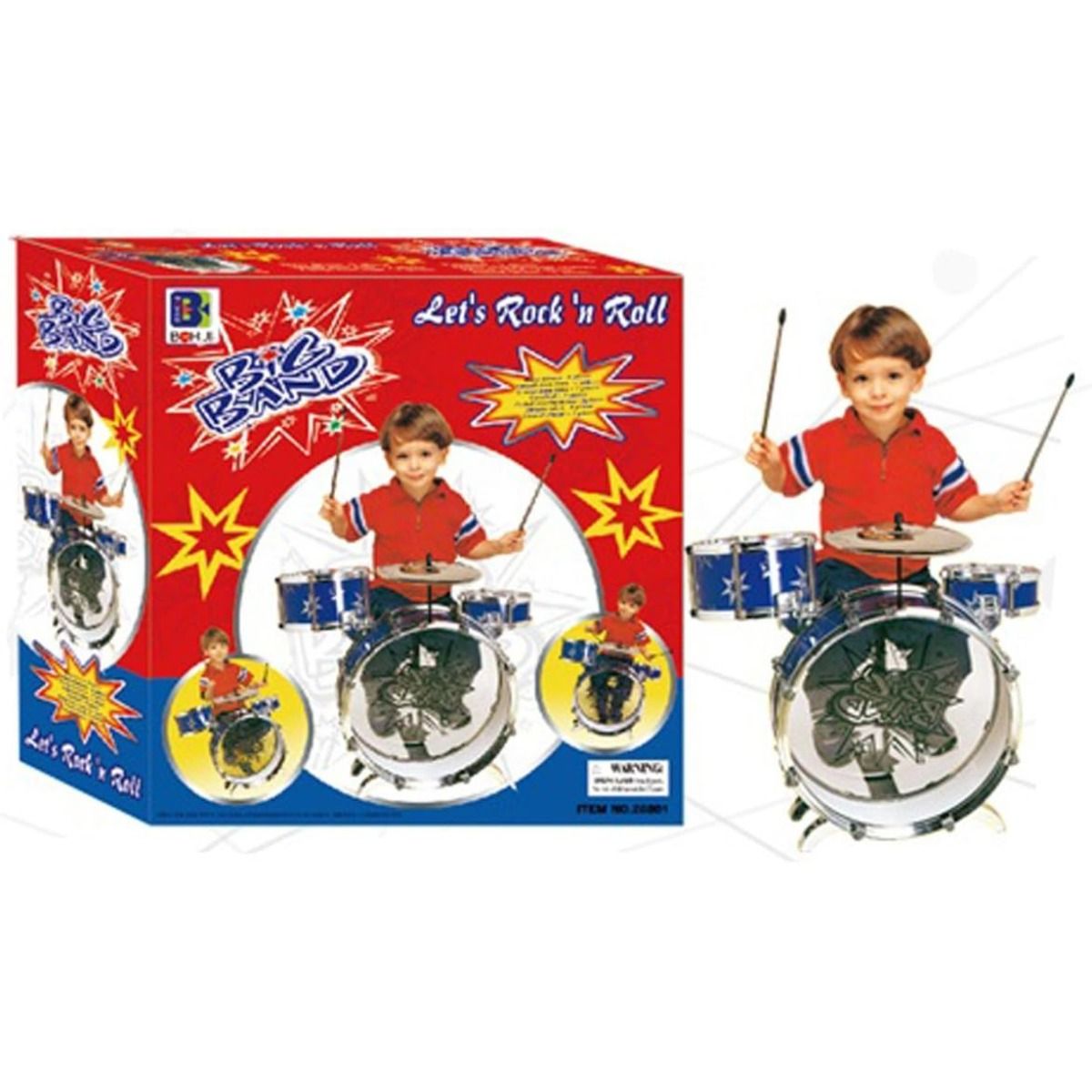 GENERICO - Batería Musical Infantil Bizz Band