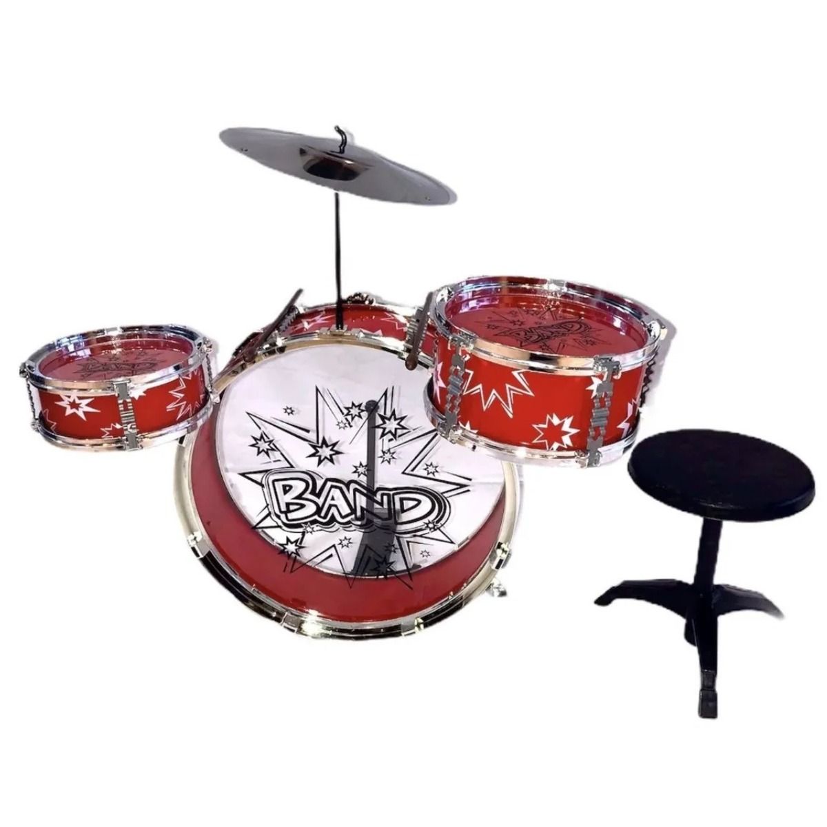 GENERICO - Batería Musical Infantil Bizz Band