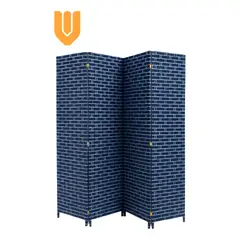 GENERICO - Biombo Divisor Ambientes Oficina Separador 4 Puertas 170 Cm