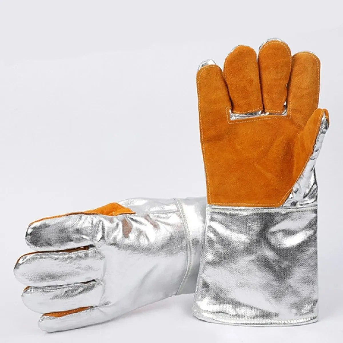 GENERICO - Guantes Para Panadería Y Hornos Para Altas Temperaturas Naranja