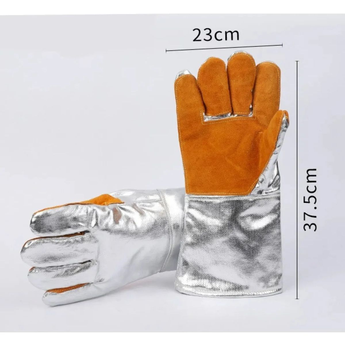 GENERICO - Guantes Para Panadería Y Hornos Para Altas Temperaturas Naranja