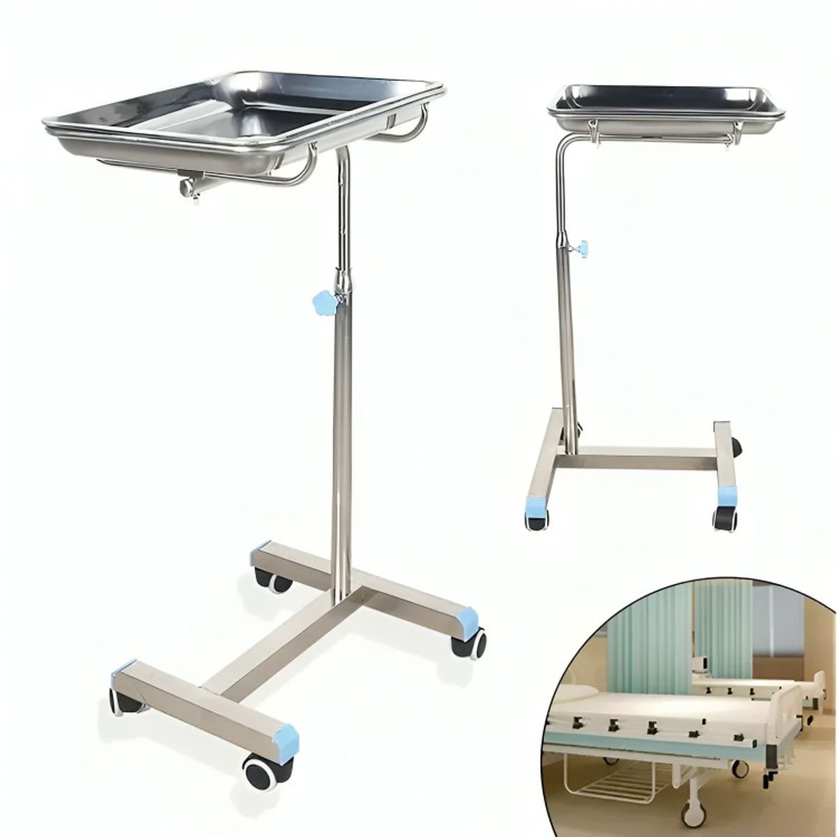 GENERICO - Mesa Mayo Bandeja Removible Altura Regulable 45x35 Cm