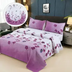 GENERICO - Juego De Sabanas 100% Algodón 1.5 Plazas + 1 Funda Almohada - Multicolor - 1,5 Plazas