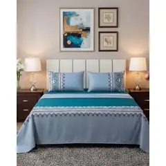 GENERICO - JUEGO DE SABANAS 500 HILOS SUPERKING A5