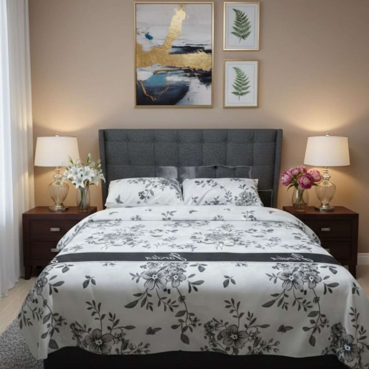 GENERICO - JUEGO DE SABANAS 500 HILOS SUPERKING A7