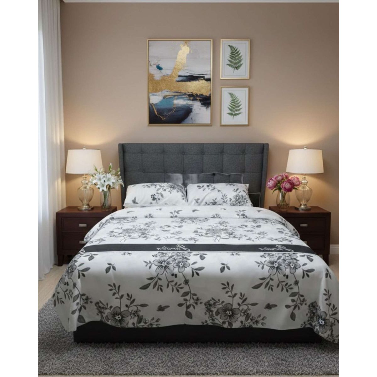 GENERICO - JUEGO DE SABANAS 500 HILOS SUPERKING A7