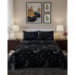 GENERICO - JUEGO DE SABANAS 500 HILOS SUPERKING A8