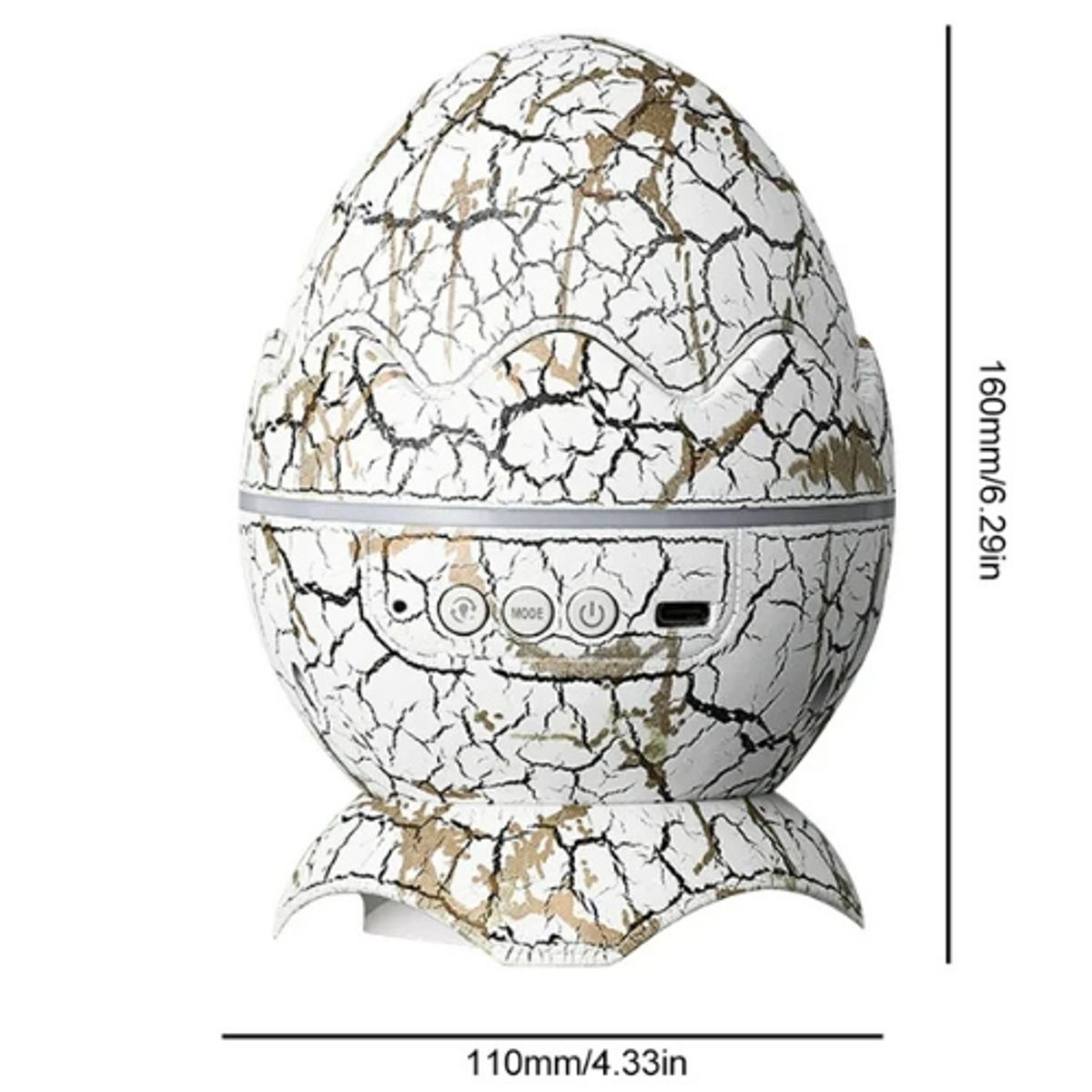 GENERICO - Proyector Huevo Dinosaurio de Estrellas