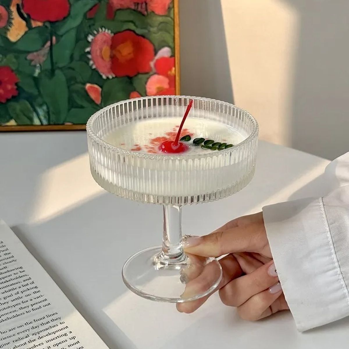 GENERICO - Set 4 Copas Helado Postres Copa De Vidrio Copas Postres