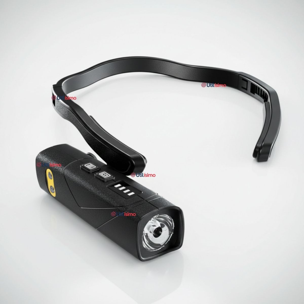LINE - Linterna Frontal LED Recargable con Gancho Extraible