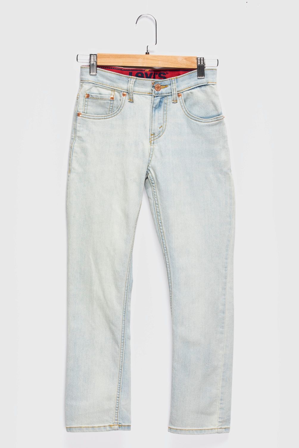 LEVIS - Jeans Slim Tiro Medio Algodón Niño