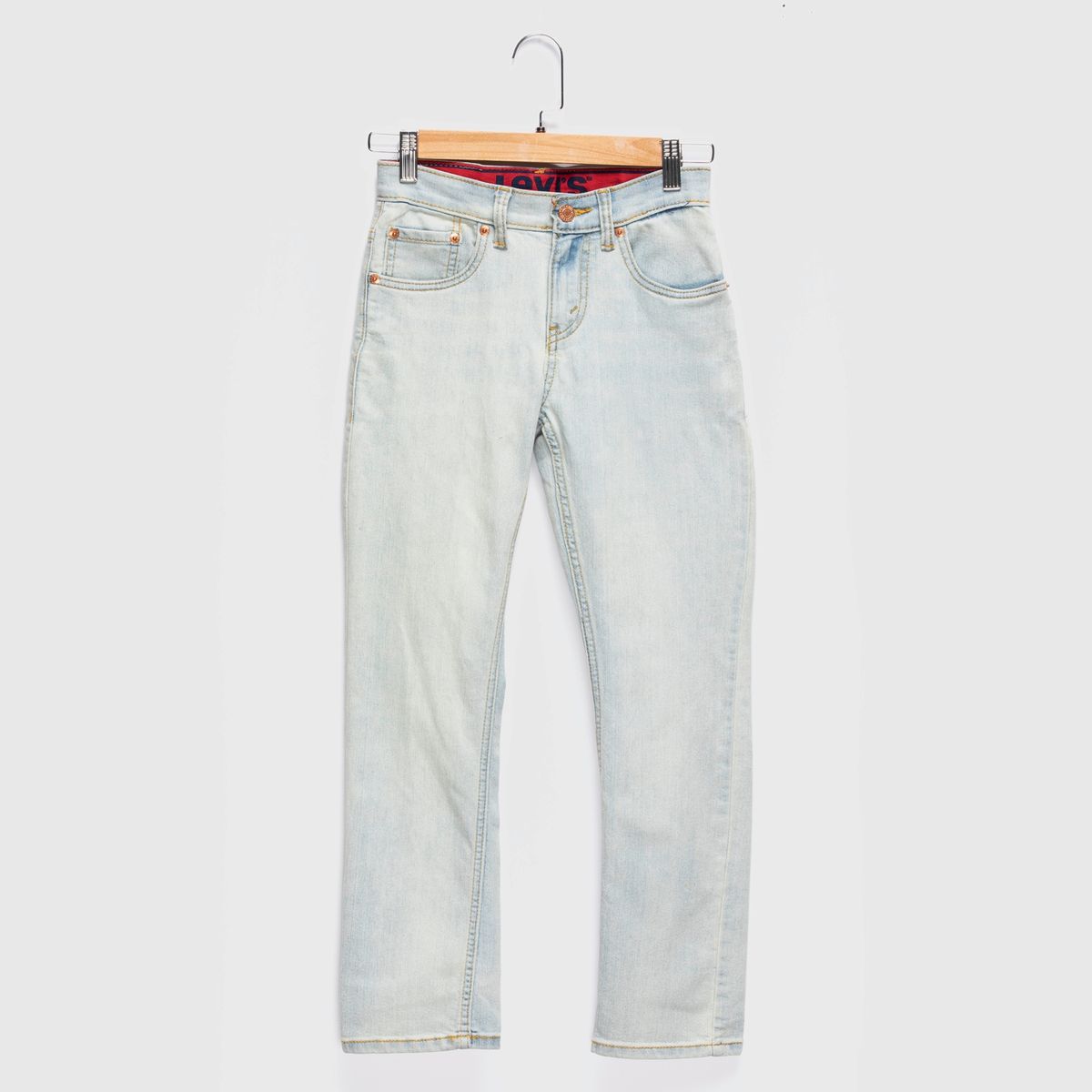 LEVIS - Jeans Slim Tiro Medio Algodón Niño