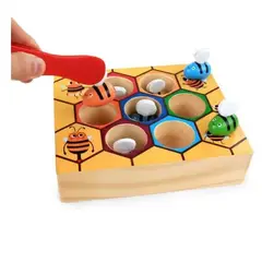 GENERICO - Juego de Abeja Juguete de Madera Montessori