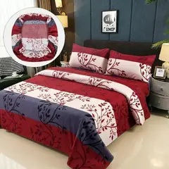 GENERICO - Juego De Sabanas Super King 100% Algodón + 2 Fundas 50x70cm - Multicolor - Super King