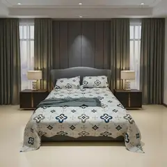 GENERICO - Juego De Sabanas King 100% Algodón + 2 Fundas Almohada 50x70 - Multicolor - King