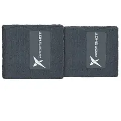 DROP SHOT - MUÑEQUERA PADEL LARGA GRIS OSCURO PAR