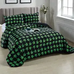 GENERICO - Plumon Plush Liso Con Chiporro 1.5 Plazas + 1 Funda Almohada - Multicolor - 1,5 Plazas