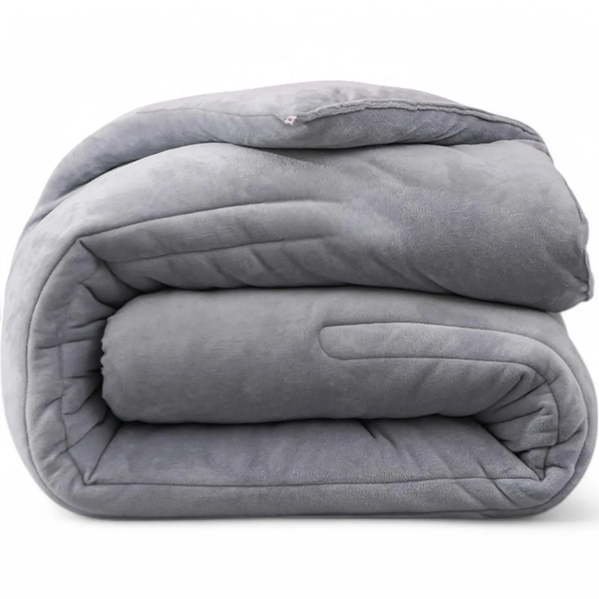 GENERICO - Plumon Plush Liso Con Chiporro 2 Plazas + 2 Fundas Almohada - Multicolor - 2 Plazas